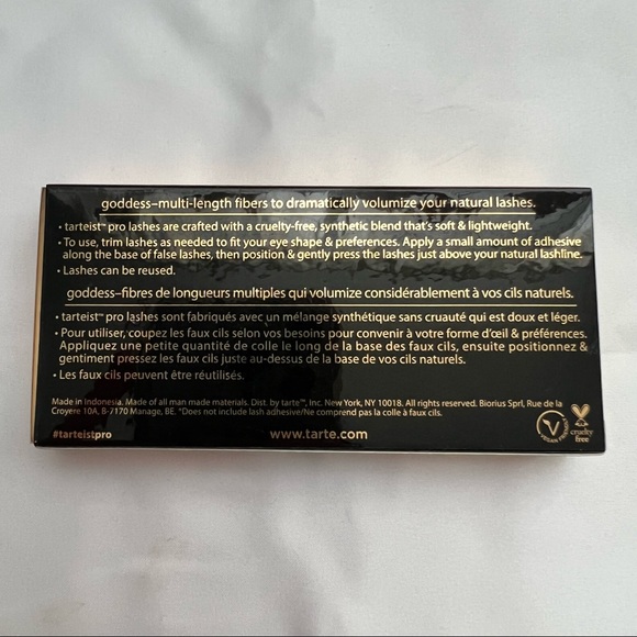 👑 2/$20 👑 NWT Tarte tarteist PRO cruelty-free lashes Goddess - Picture 5 of 5